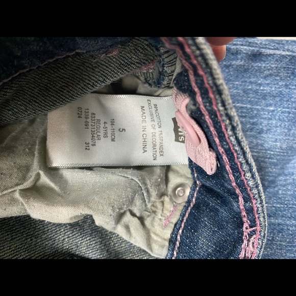 Girls Levi Bootcut Jeans - Picture 9 of 13
